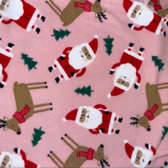 Carter’s Size 18M Santa & Reindeer Full Zip Christmas Footie Pajama - Picture 3 of 4